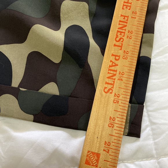 Revolve Haute Hippie Camo Silk Pants Fatigue Womens S Boho Chic Artsy Hipster - Picture 11 of 15